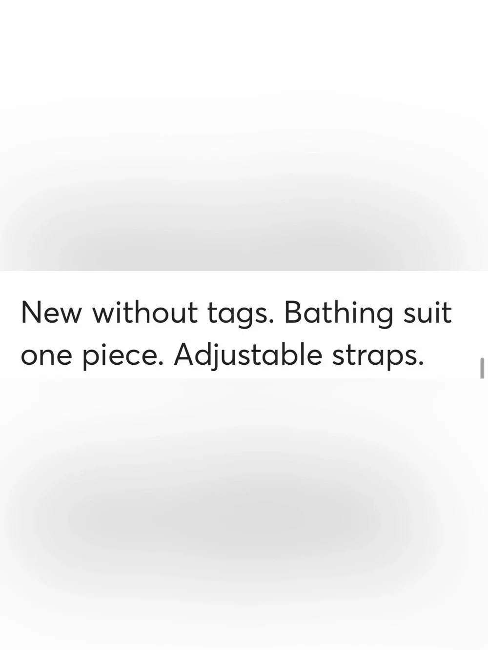 New without tags one piece medium swimsuit